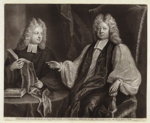 Porträt von Thomas Sprat und Sohn