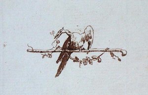 Zeichnung aus Michael Faradays Sammelalbum von Michael Faraday