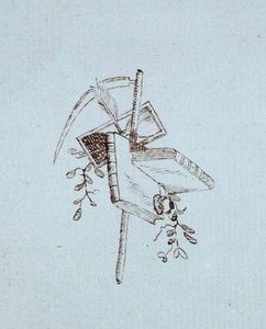 Zeichnung aus Michael Faradays Sammelalbum von Michael Faraday