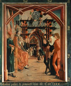 Der heilige Wolfgang heilt die besessene Frau