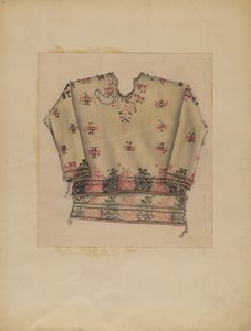 Besticktes Frauenkleid
