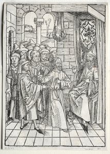Der Schatzbehalter: Christus vor Kaiphas