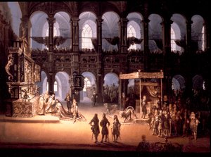 Die Krönung von König Christian V