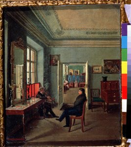 Im Zimmer von Michail Fyodorovich Davydov