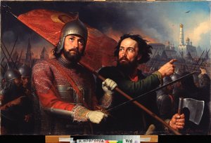 Der nationale Aufstand von Kuzma Minin und Graf Dmitry Pozharsky