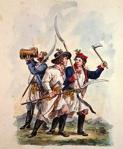Kostüme der polnischen Armee nach 1700
