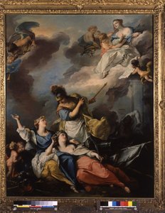 Allegorie des Friedens von Wien im Jahr 1606 von Michel Francois Dandre Bardon