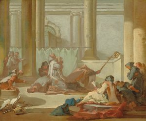 Die Anbetung der Schädel, ca. 1733-1734 von Michel Francois Dandre Bardon