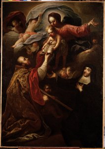 Maria mit Kind, Heiliger Franz von Sales und Heilige Jeanne de Chantal