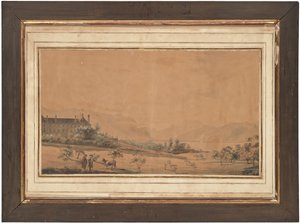 Eine von vier Ansichten des Château d