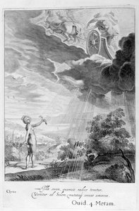 Clytie verwandelt sich in eine Sonnenblume, 1655