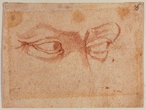 Augenstudie von Michelangelo (after) Buonarroti