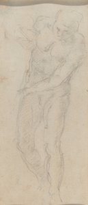 Männlicher Akt [verso] von Michelangelo