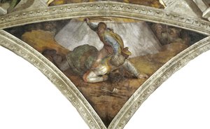 David und Goliath, Sixtinische Kapelle, Vatikan, 1508-1512