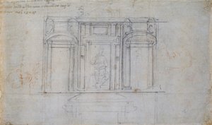 Entwurf für eines der Medici-Gräber, frühes 16. Jahrhundert