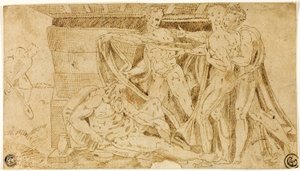 Die Trunkenheit Noahs von Michelangelo Buonarroti