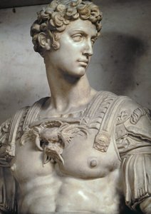 Giuliano de Medici, Herzog von Nemours (Detail)