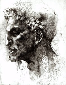 Kopf eines Satyrs