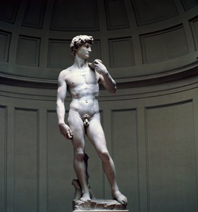 Michelangelos David, 16. Jahrhundert von Michelangelo Buonarroti