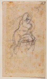 Aktstudie für die Sixtinische Kapelle von Michelangelo Buonarroti