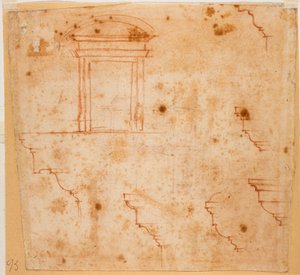 Pläne für Portale und architektonische Verzierungen