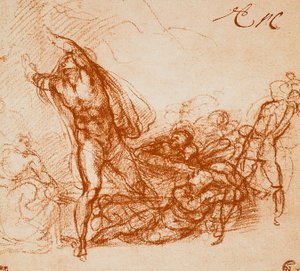 Studie für das Fresko der Paolina-Kapelle