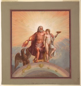 Zeus und Ganymed von Michelangelo Maestri