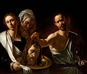 Salome erhält den Kopf von Johannes dem Täufer, 1607-10 von Michelangelo Merisi Caravaggio