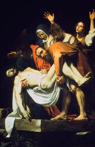 Die Grablegung (Die Beisetzung), 1602-1604 von Michelangelo Merisi Caravaggio