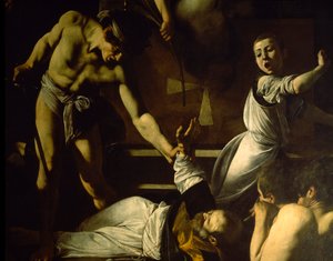 Das Martyrium des Heiligen Matthäus (Detail), 1599-1600
