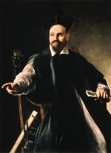 Porträt von Maffeo Barberini, später Papst von Michelangelo Merisi da Caravaggio