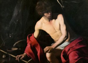 Johannes der Täufer von Michelangelo Merisi da Caravaggio