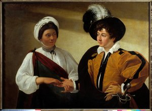 Der Wahrsager von Michelangelo Merisi da Caravaggio