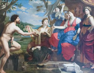 Odysseus und Nausikaa von Michele Desubleo
