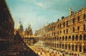 Der Innenhof des Dogenpalastes, Venedig