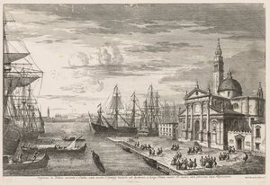 Ansichten von Venedig: Das Becken von St. Markus, 1741