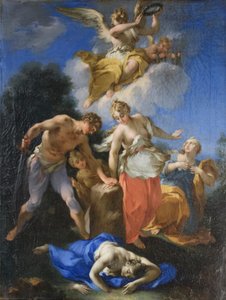 Martyrium der Jungfrauen, erste Hälfte des 18. Jahrhunderts, Michele Rocca von Michele Rocca