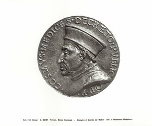 Medaille mit Cosimo de