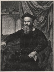 Porträt von Marco Antonio de Dominis (Markantun de Dominis) (1556-1624) dalmatinischer Geistlicher, Apostat und Wissenschaftler - Gravur von G J Delff nach Mierevelt von Michiel Jansz. van (after) Mierevelt