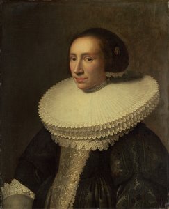 Porträt einer Dame mit einer Halskrause