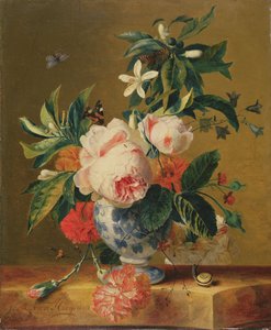 Eine Vase mit Blumen, 1729