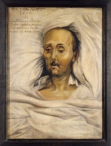 Herzog Wilhelm V. von Bayern auf seinem Sterbebett, 1550