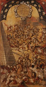 Die Eroberung Mexikos, Tafel XVI, ca. 1696-1715