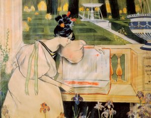Präsentationsplakat von Les pages de la vie de Rusinol i Prats