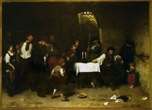 Die Zelle der Verurteilten von Mihaly Munkacsy