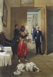 Foyer des Großen Palastes in Zarskoje Selo, 1865 von Mihaly von Zichy