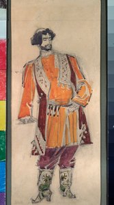 Kostümentwurf für die Oper Die Zarenbraut von Nikolai Rimski-Korsakow