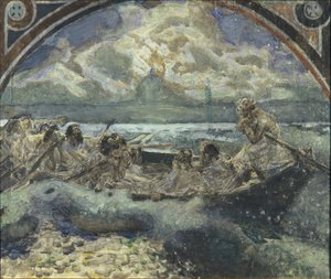 Jesus geht auf dem Wasser, 1890