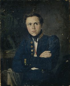 Porträt des Bildhauers Alexander Iwanowitsch Terebenev