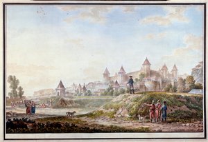 Ansicht der Festung Tighina in Bendery, Moldawien von Mikhail Matveevich Ivanov